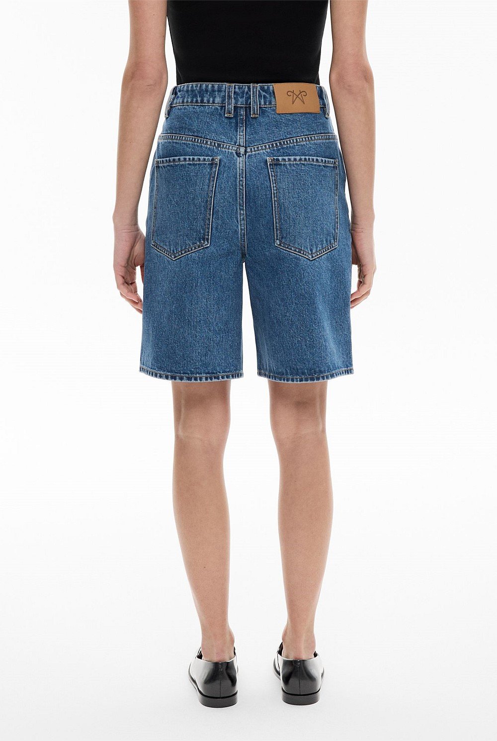 Denim Bermuda Shorts