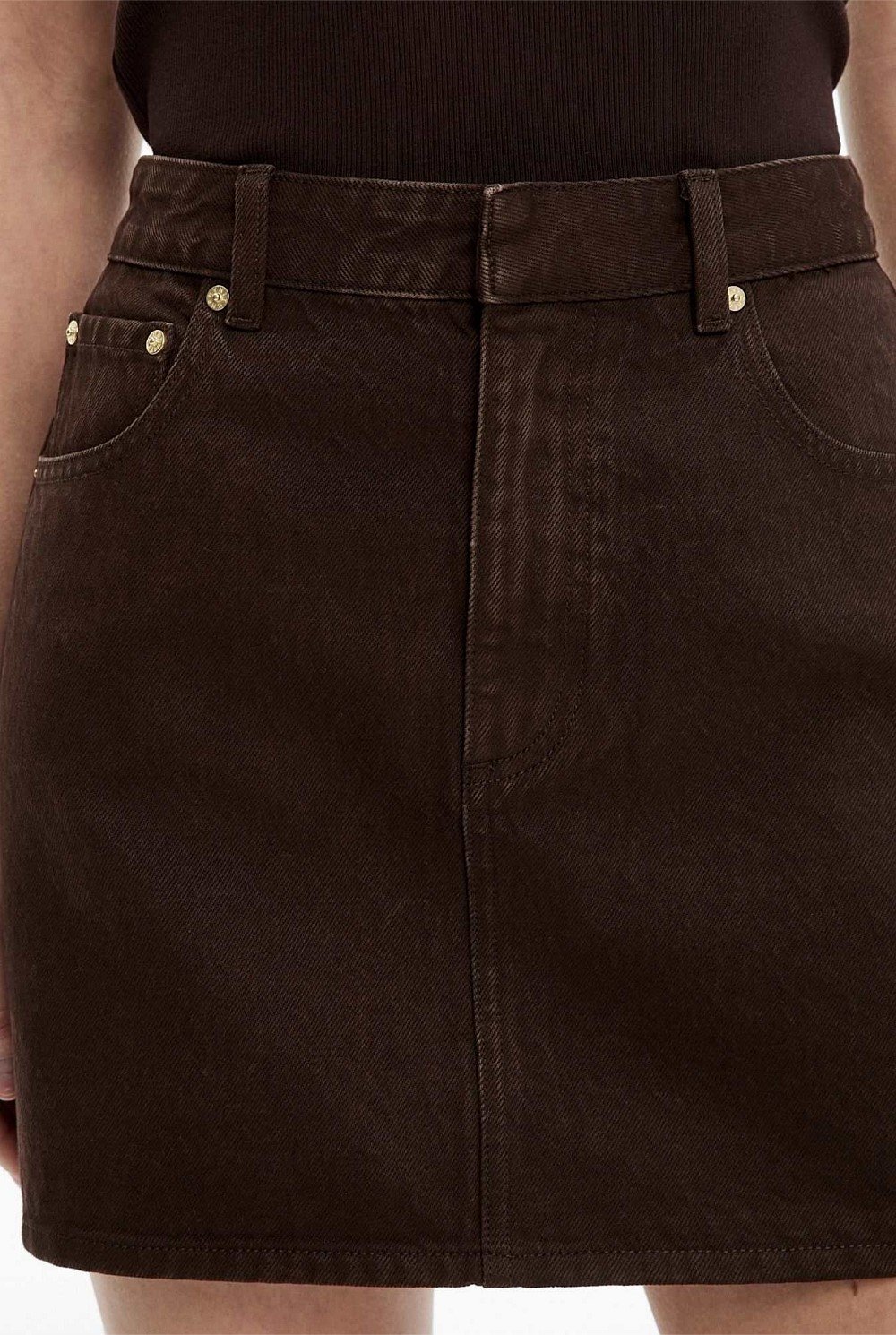 Denim Mini Skirt