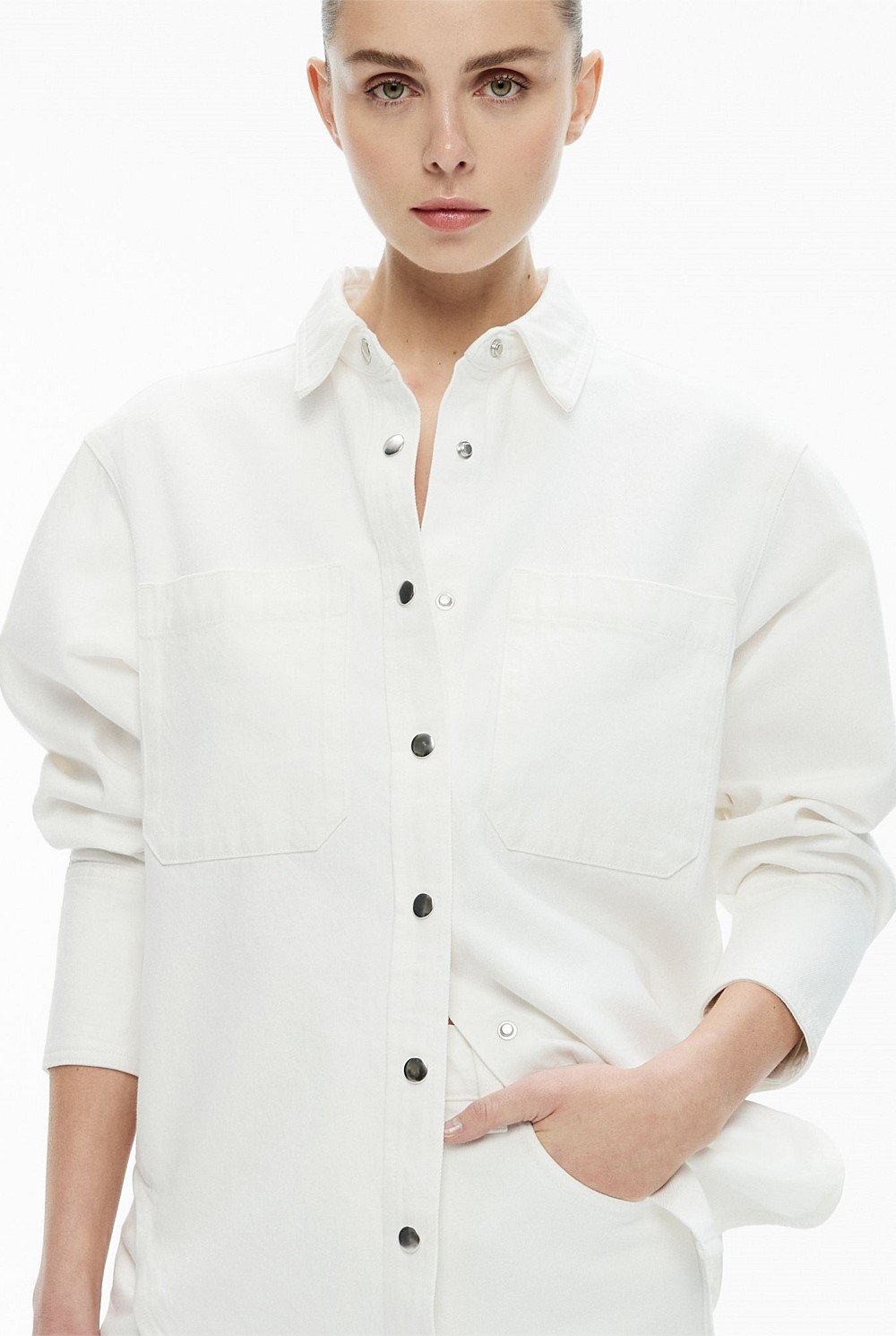 Denim Snap Shirt
