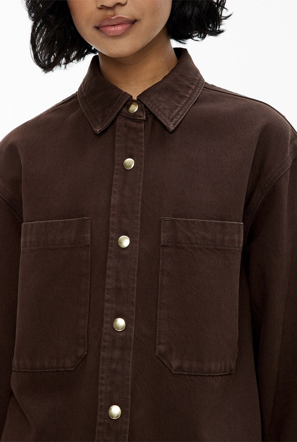 Denim Snap Shirt