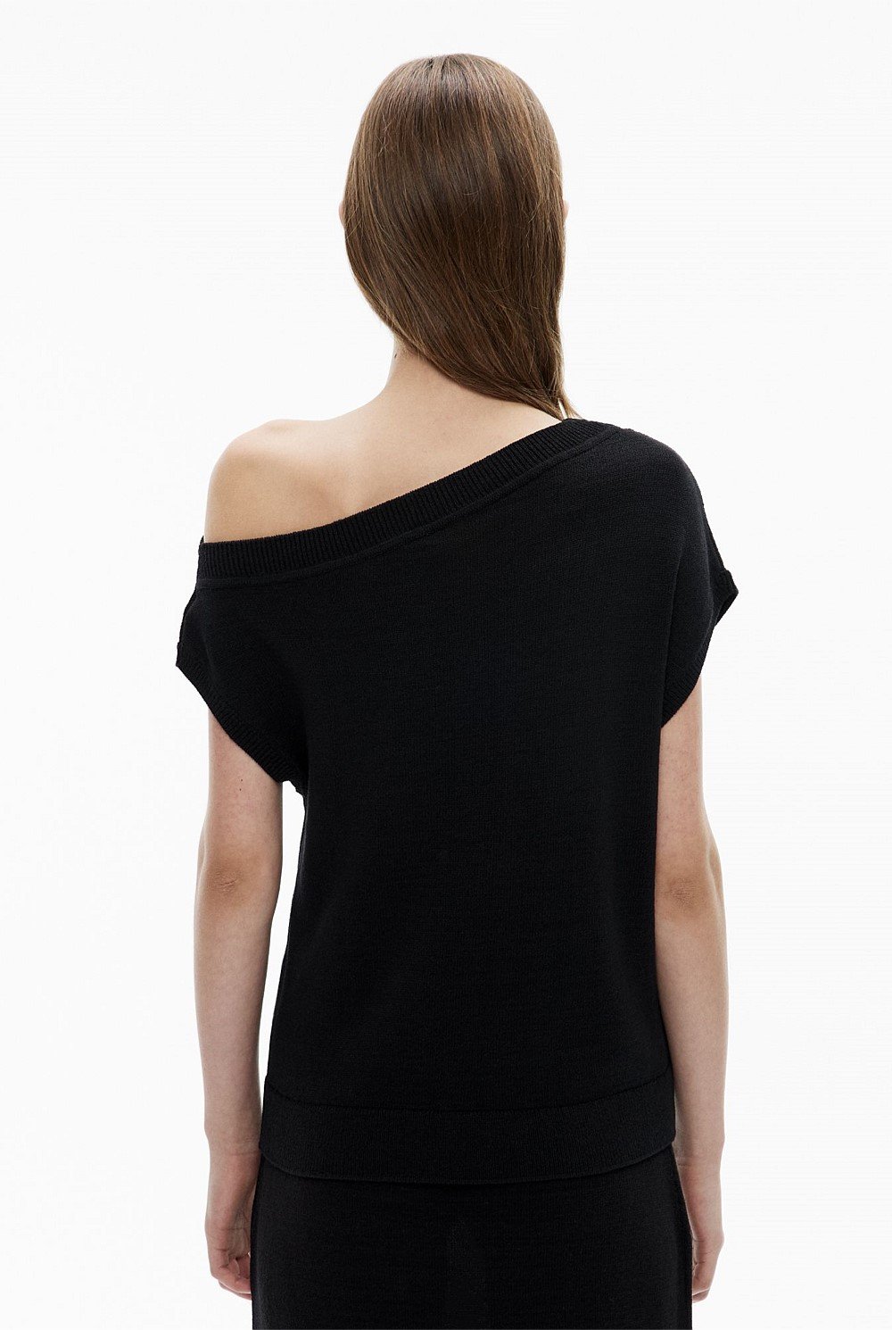 Off Shoulder Knit Top