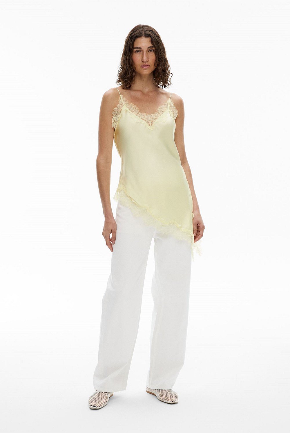 Asymmetrical Lace Camisole