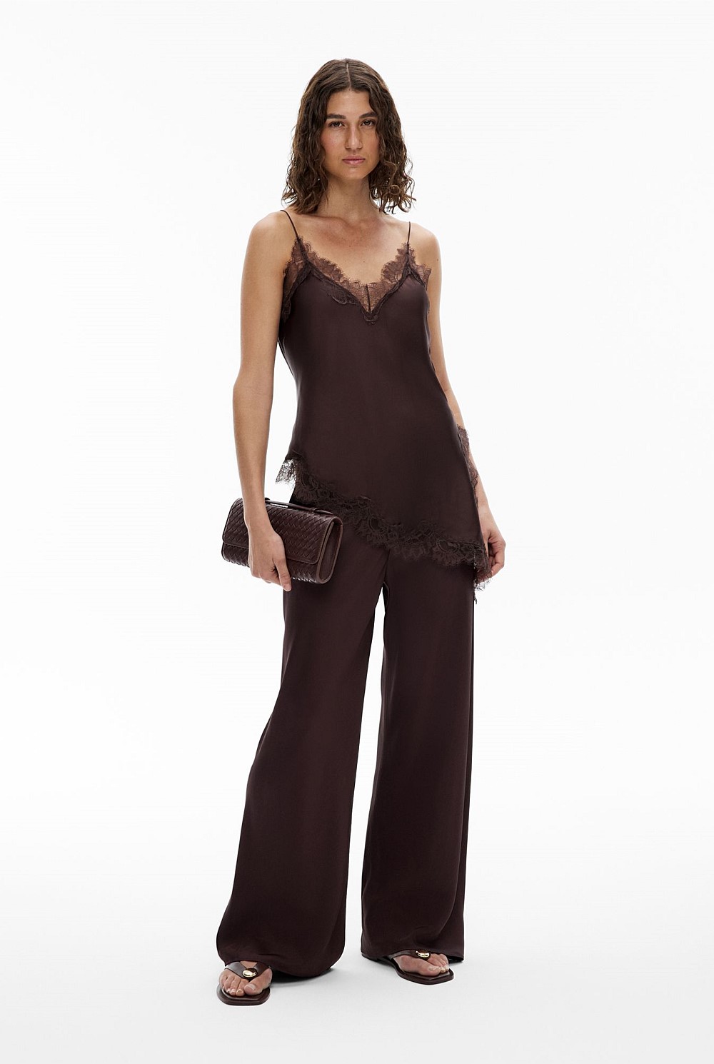 Asymmetrical Lace Camisole