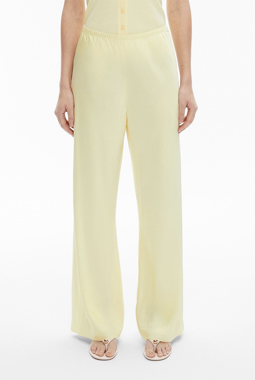 Bias Pull On Pants