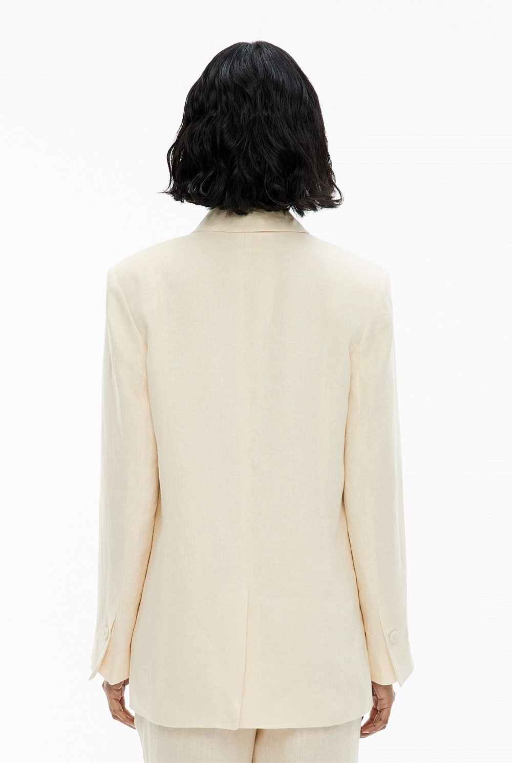Overlap Button Blazer