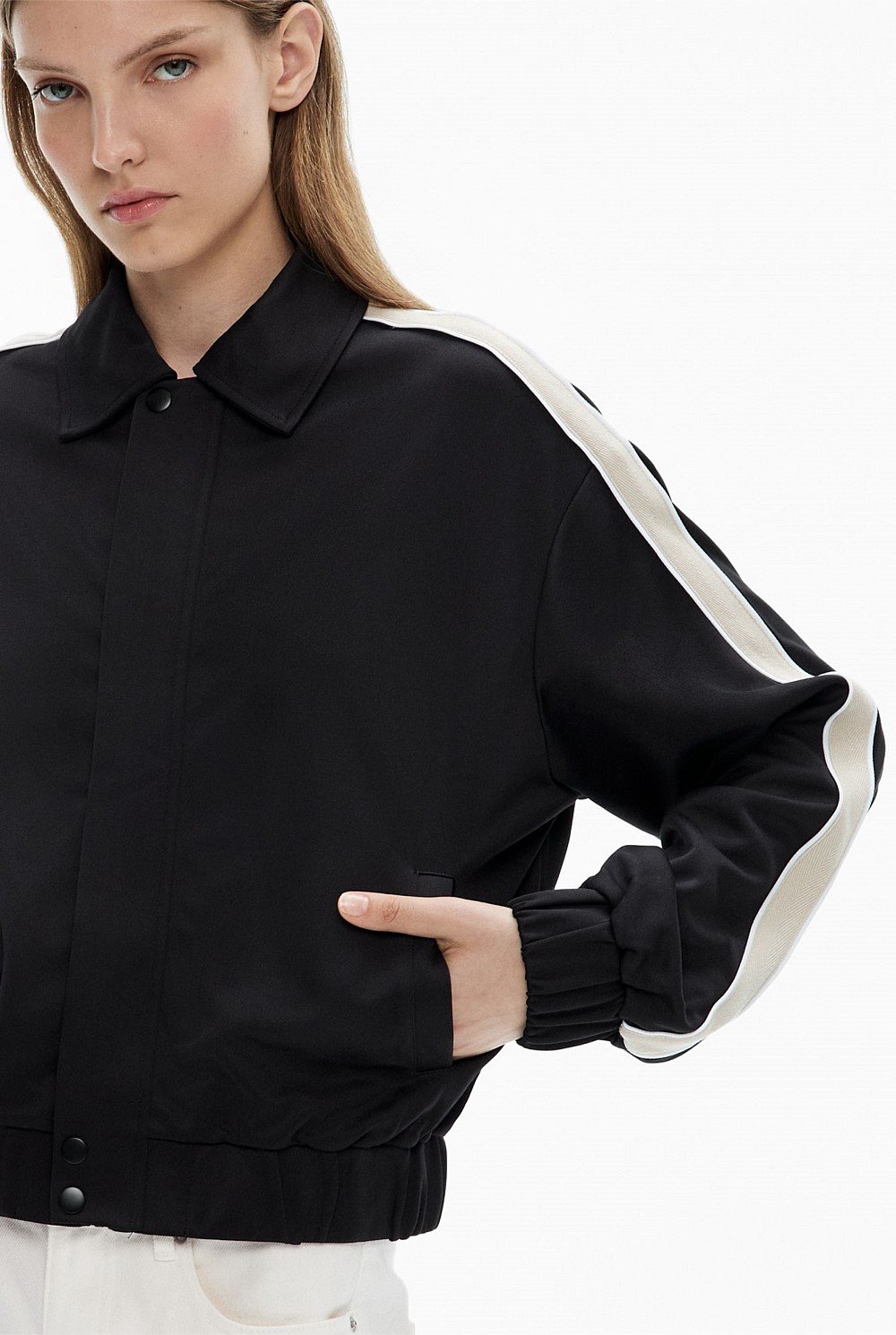 Zip Through Track Jacket