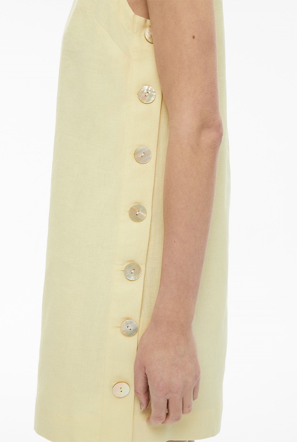 Button Side Dress