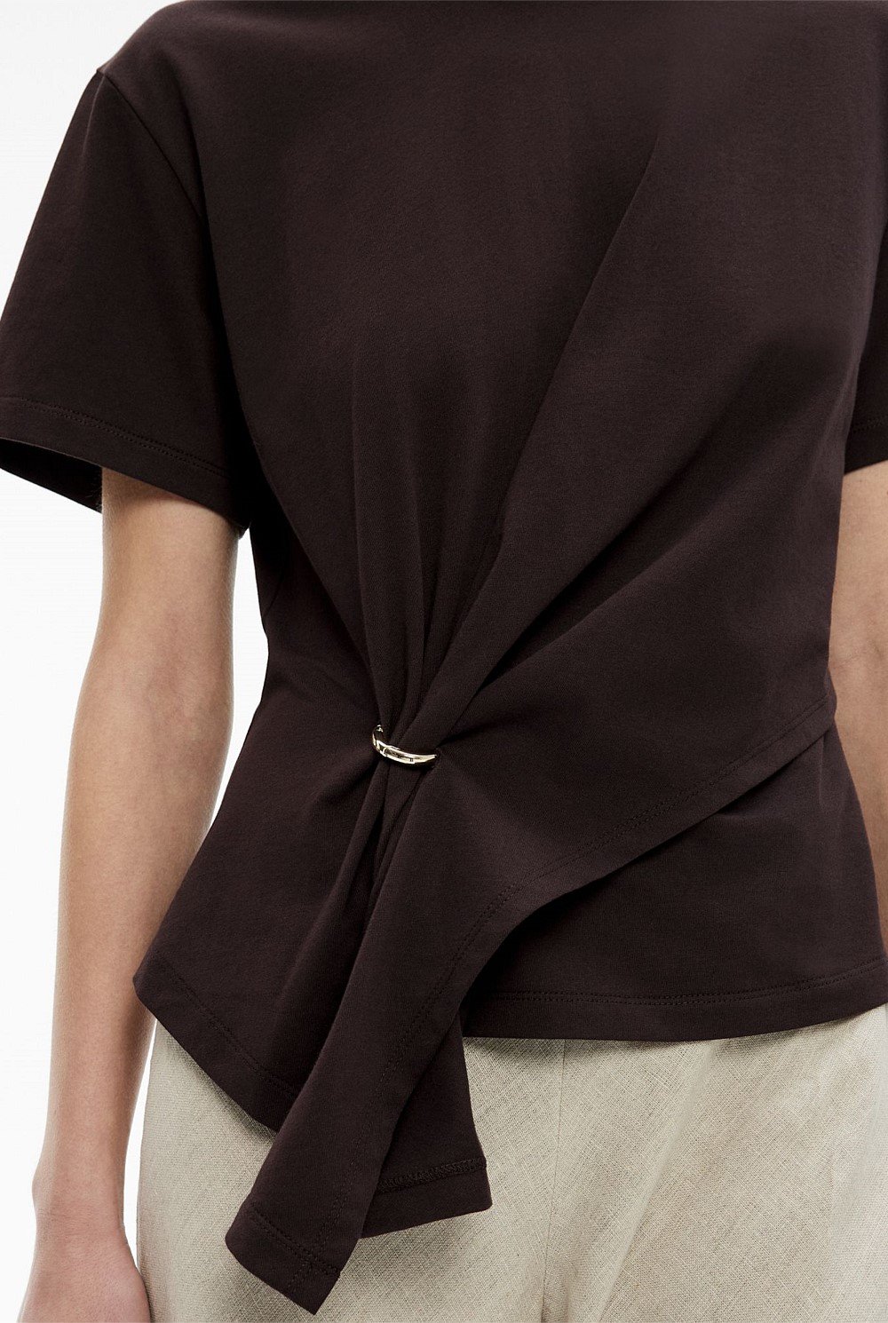 Trim Detail T-Shirt