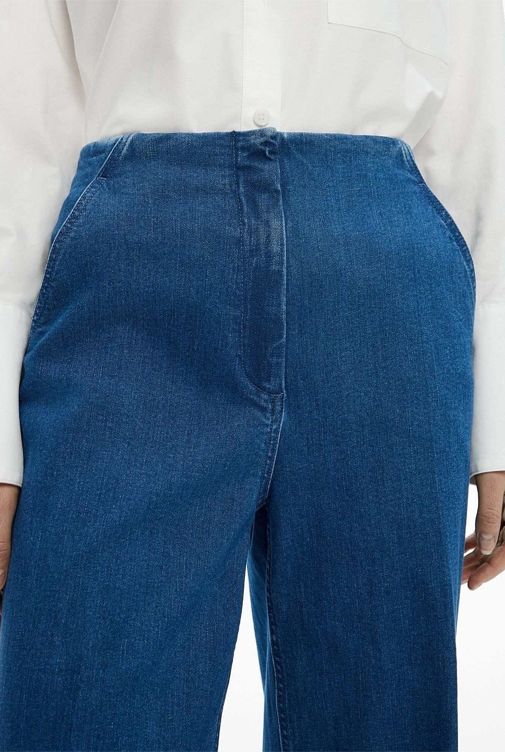 Denim Crop Pants
