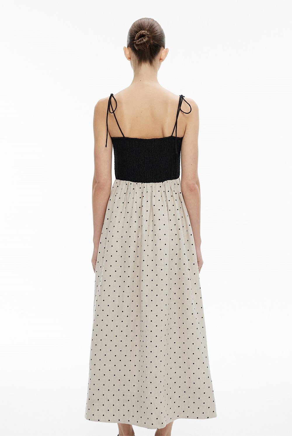 Shirred Maxi Dress