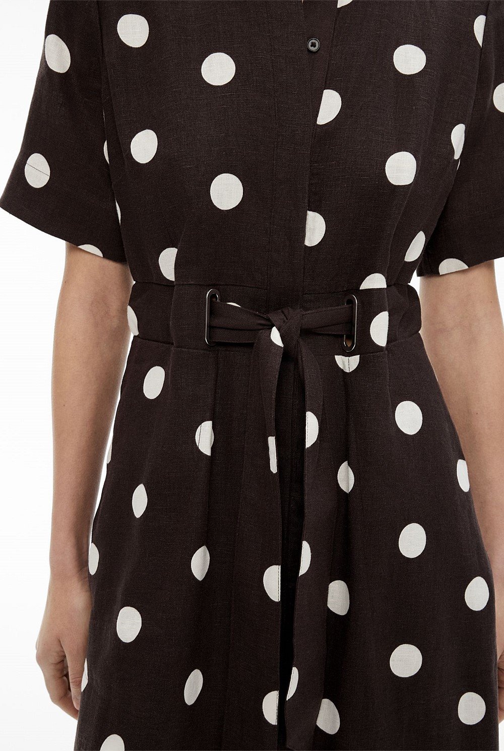 Spot Eyelet Dress