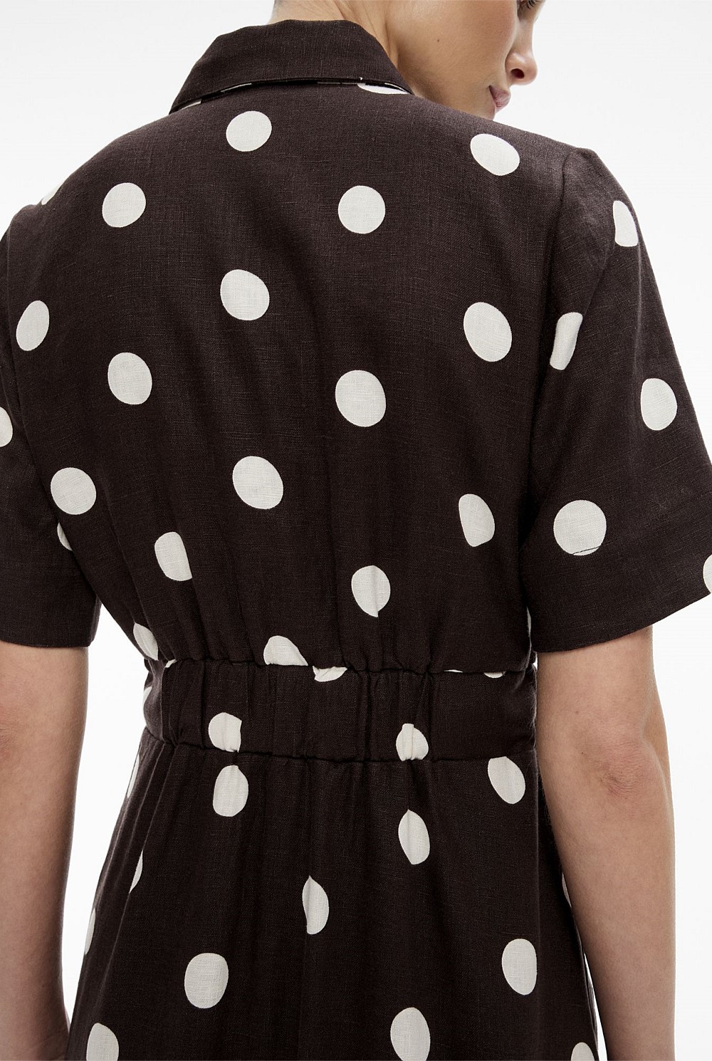 Spot Eyelet Dress