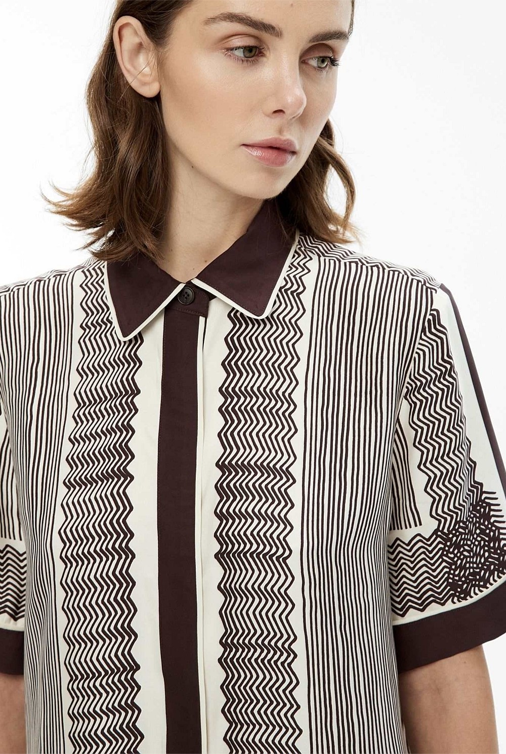 Scarf Print Shirt