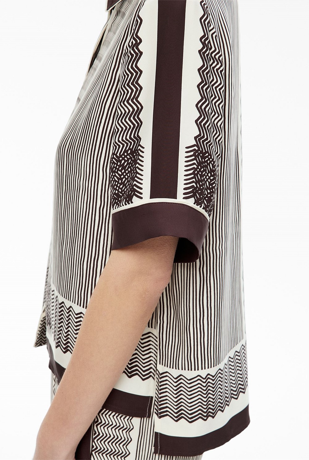 Scarf Print Shirt