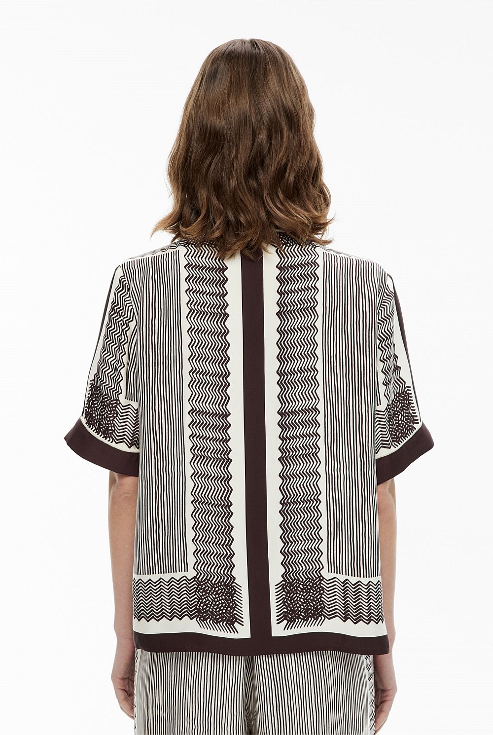 Scarf Print Shirt