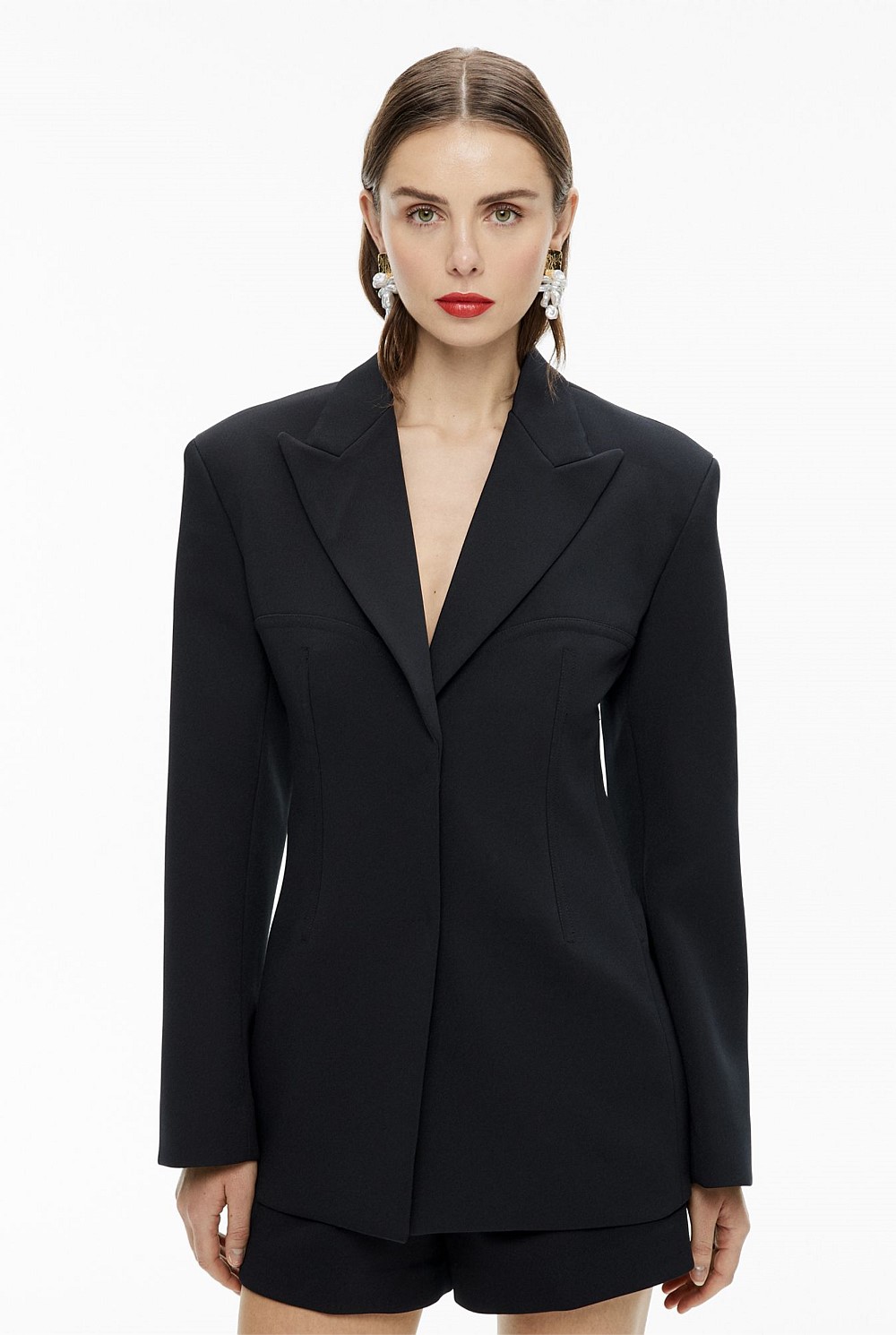 Corset Detail Blazer