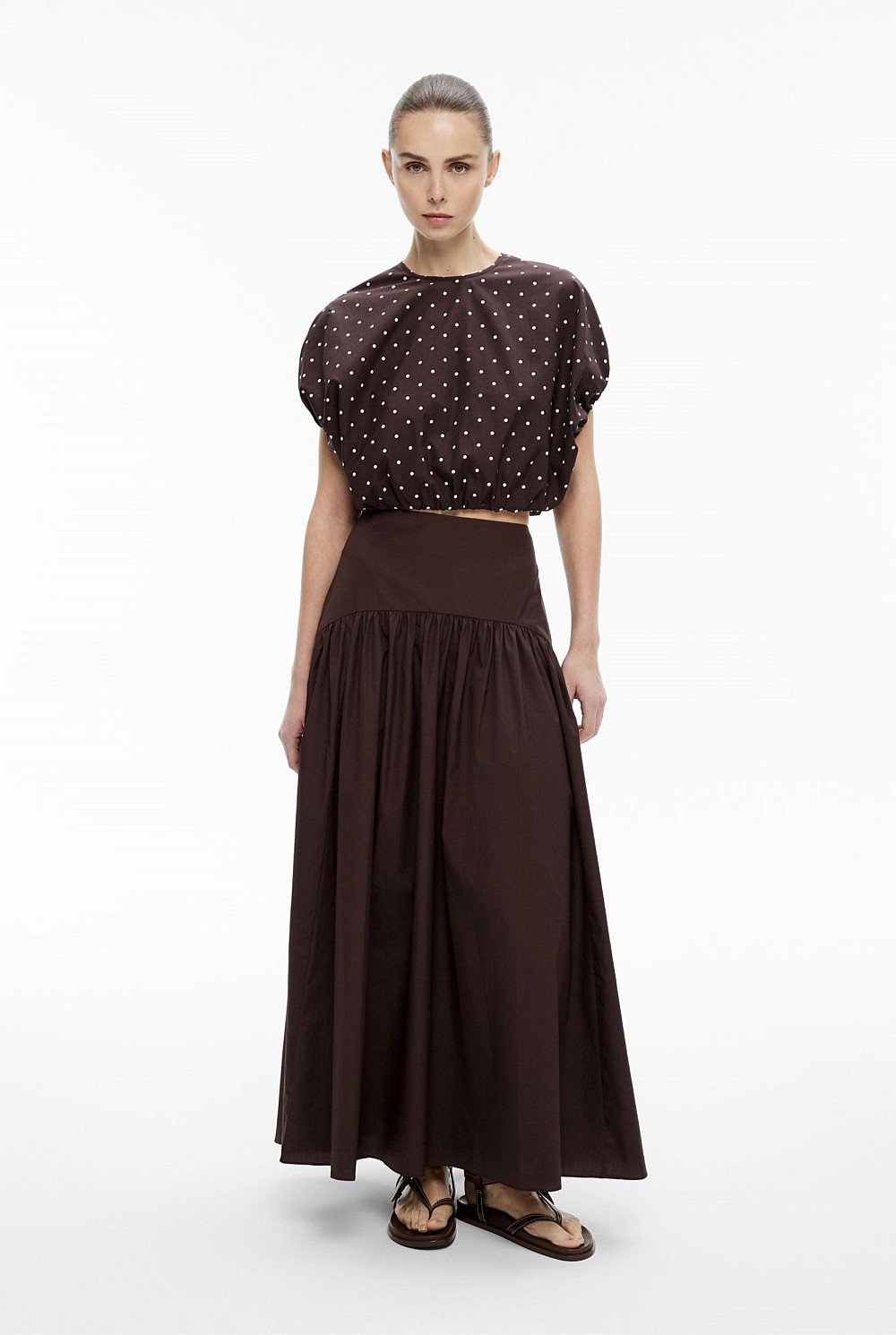 Basque Midi Skirt