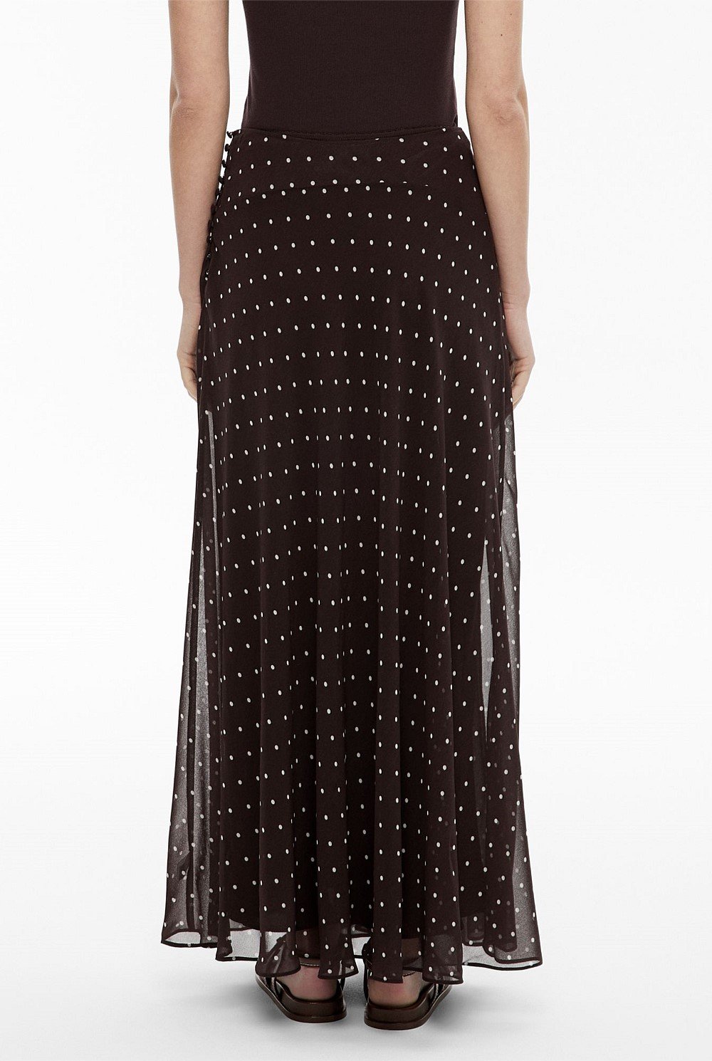 Basque Maxi Skirt