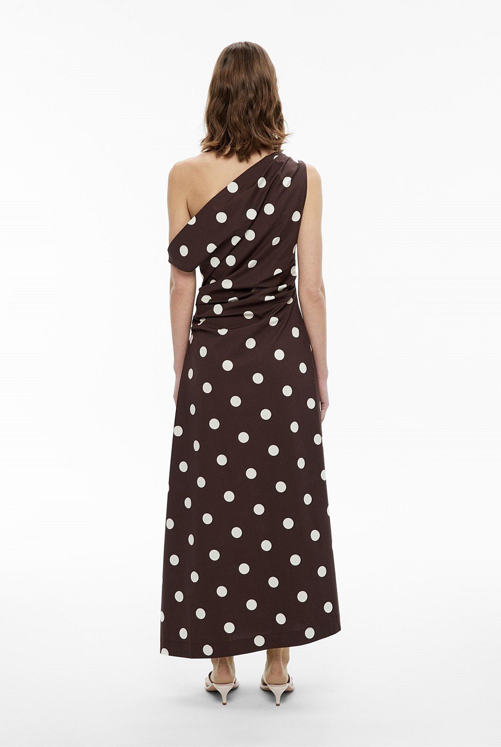 Asymmetrical Shoulder Dress