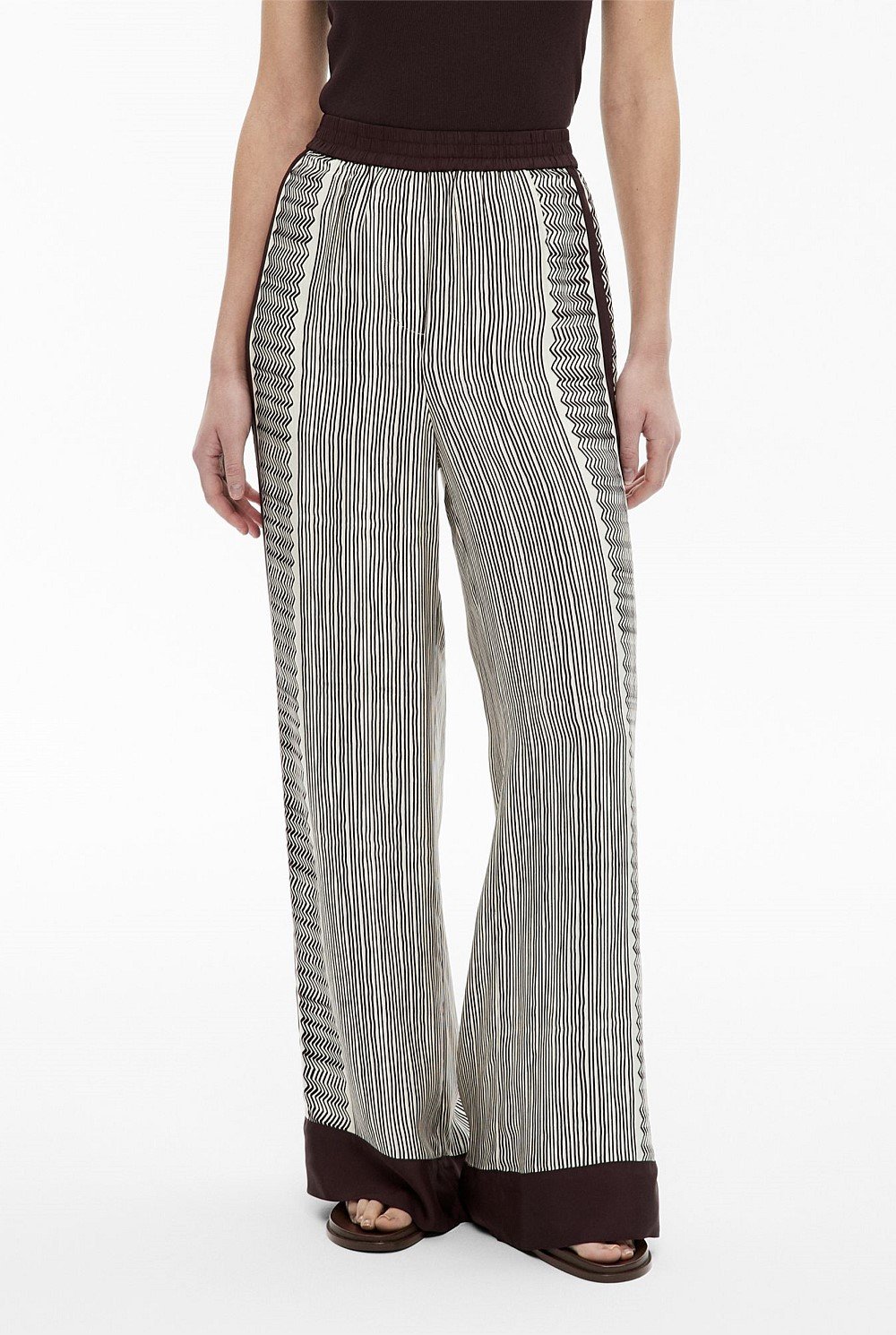 Scarf Print Pants