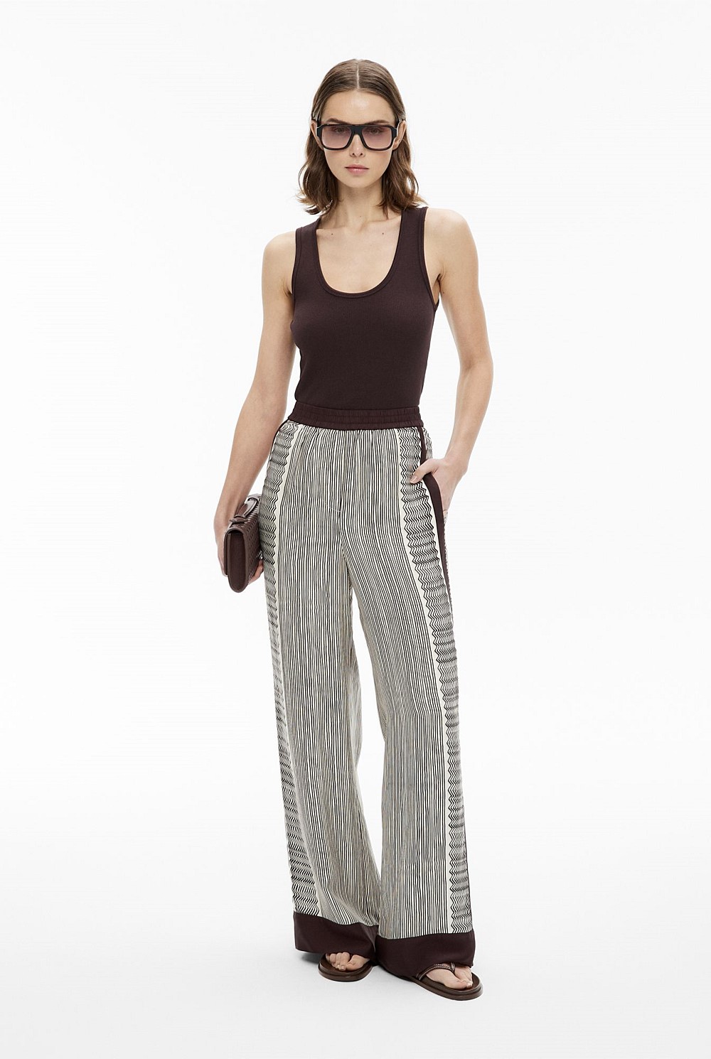 Scarf Print Pants