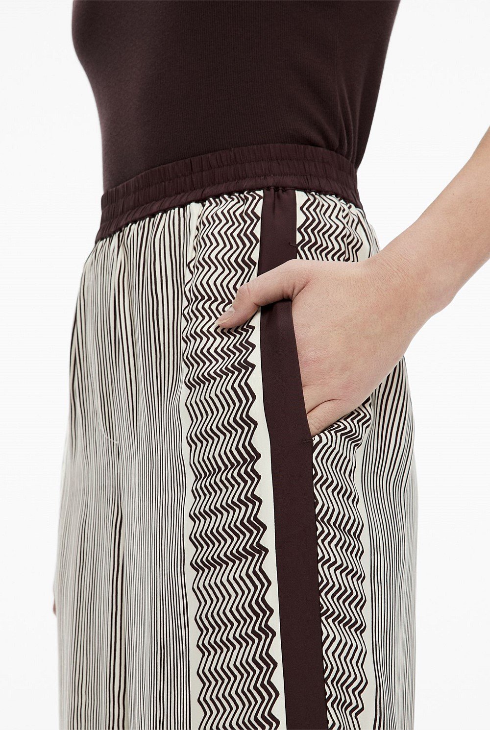 Scarf Print Pants