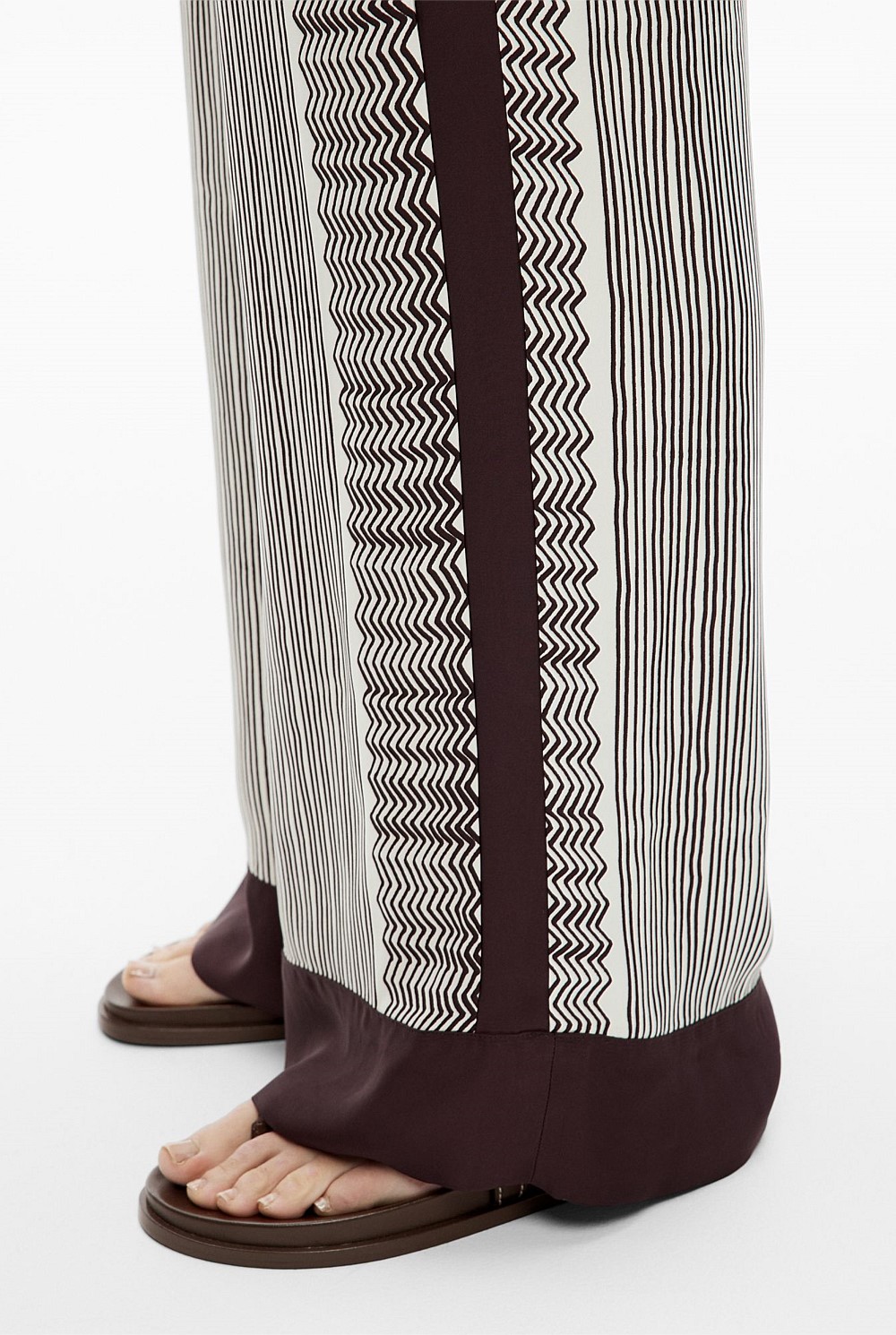 Scarf Print Pants