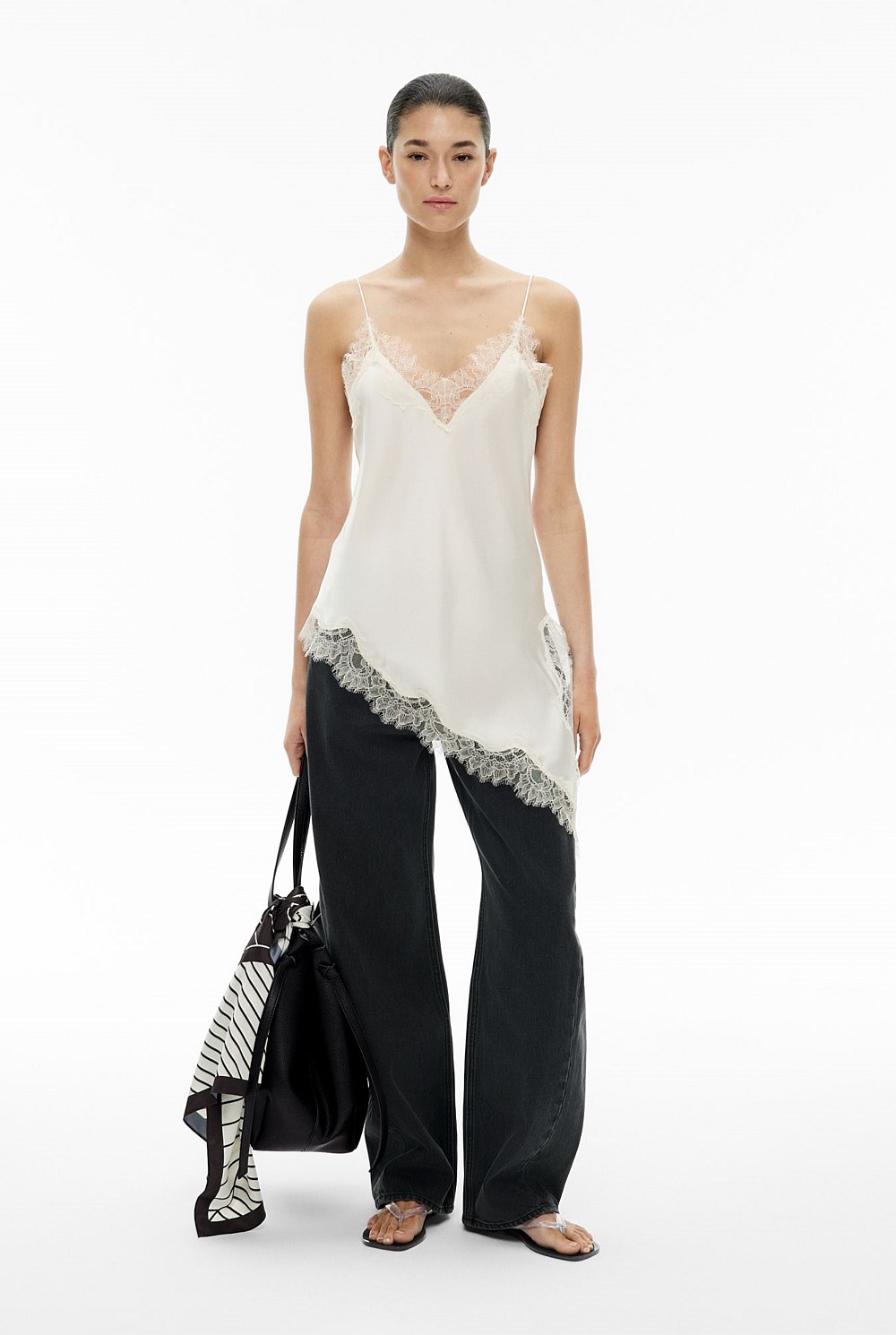 Asymmetrical Lace Camisole