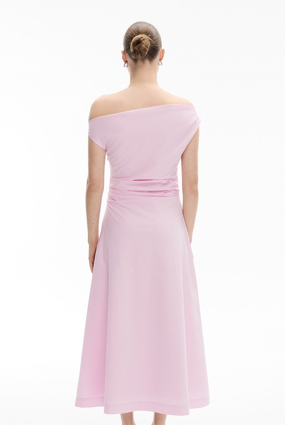 Asymmetric Shoulder Dress