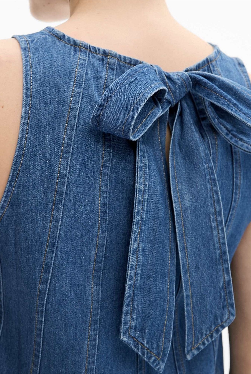 Denim Swing Top