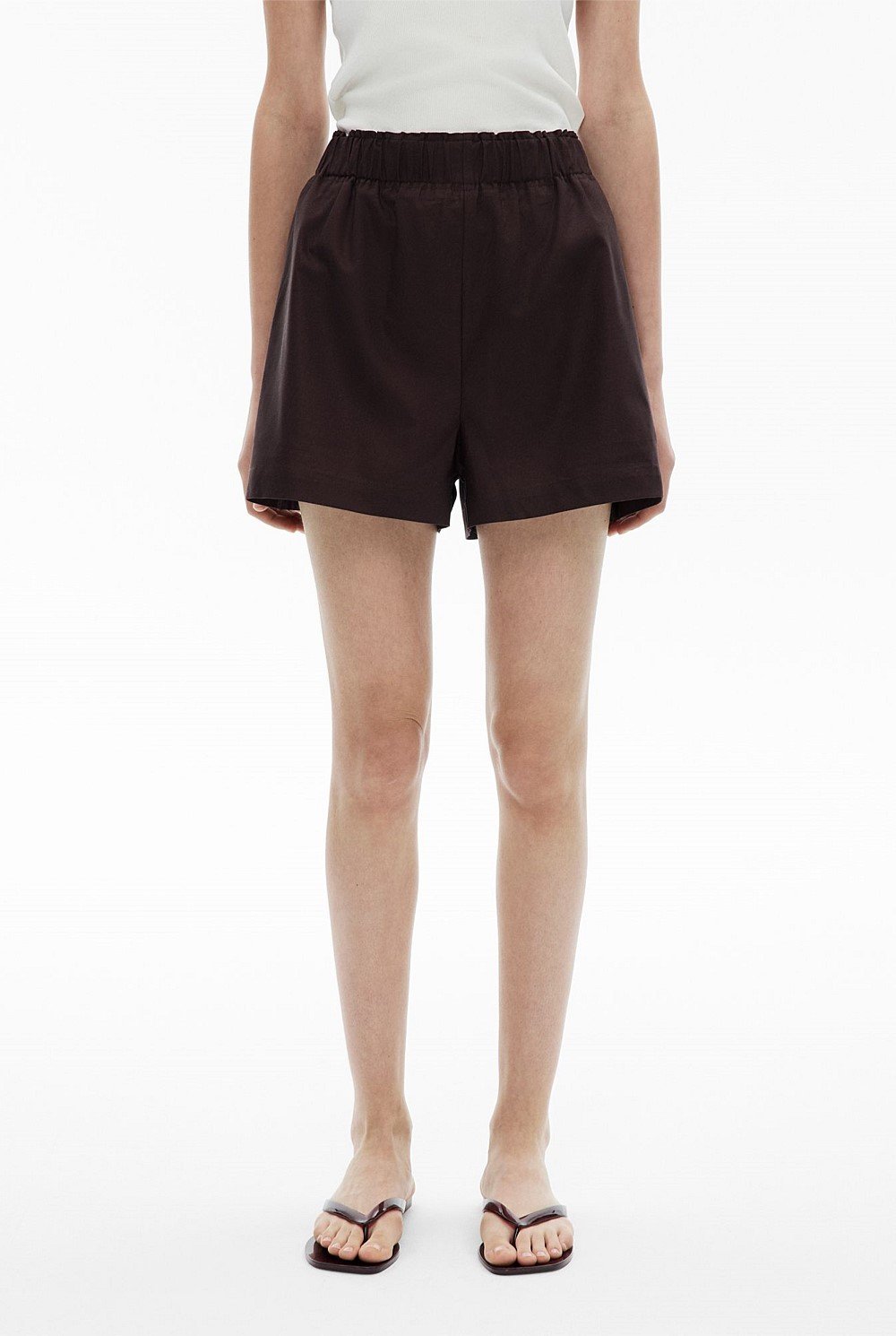 Cotton Oxford Shorts