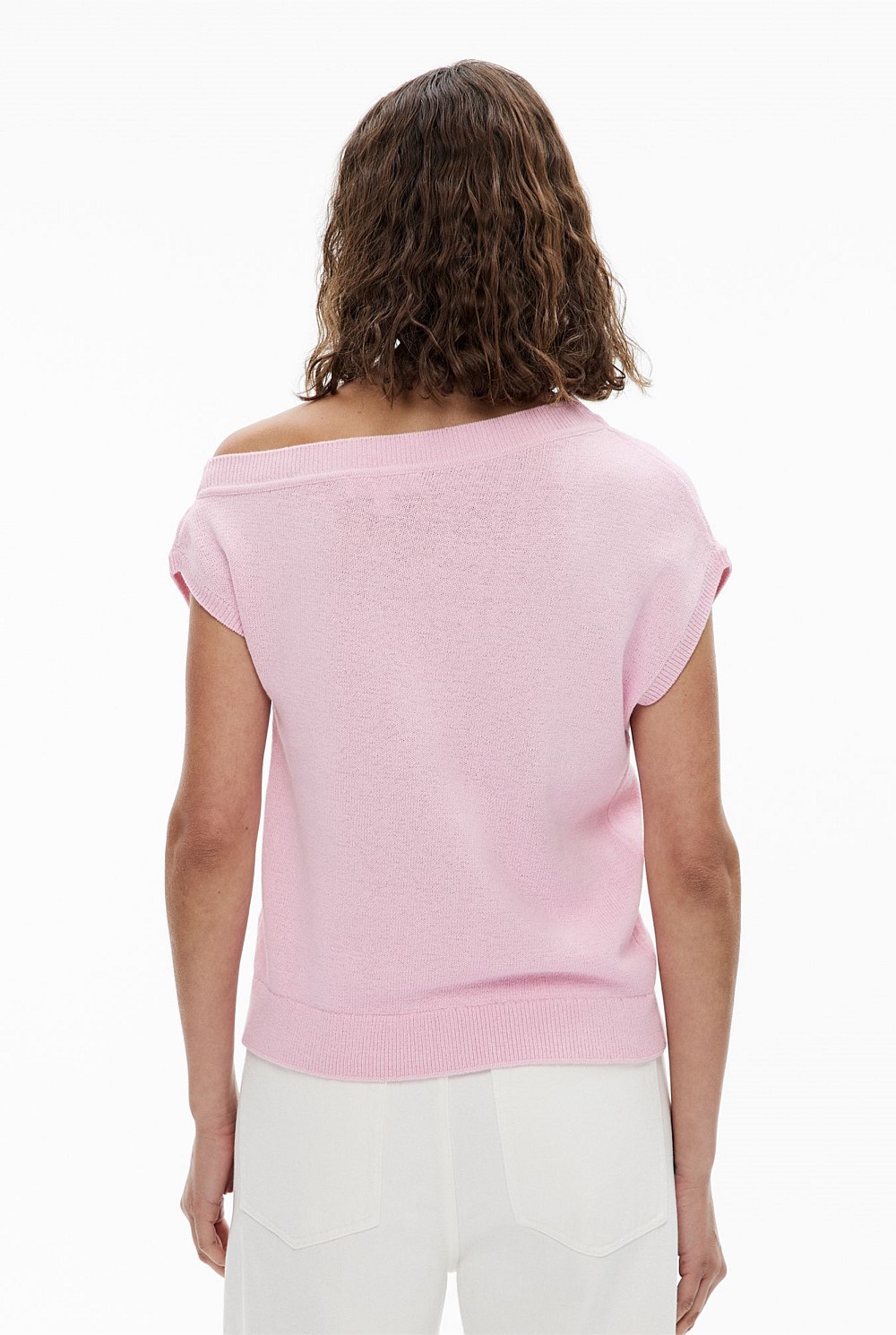 Off Shoulder Knit Top