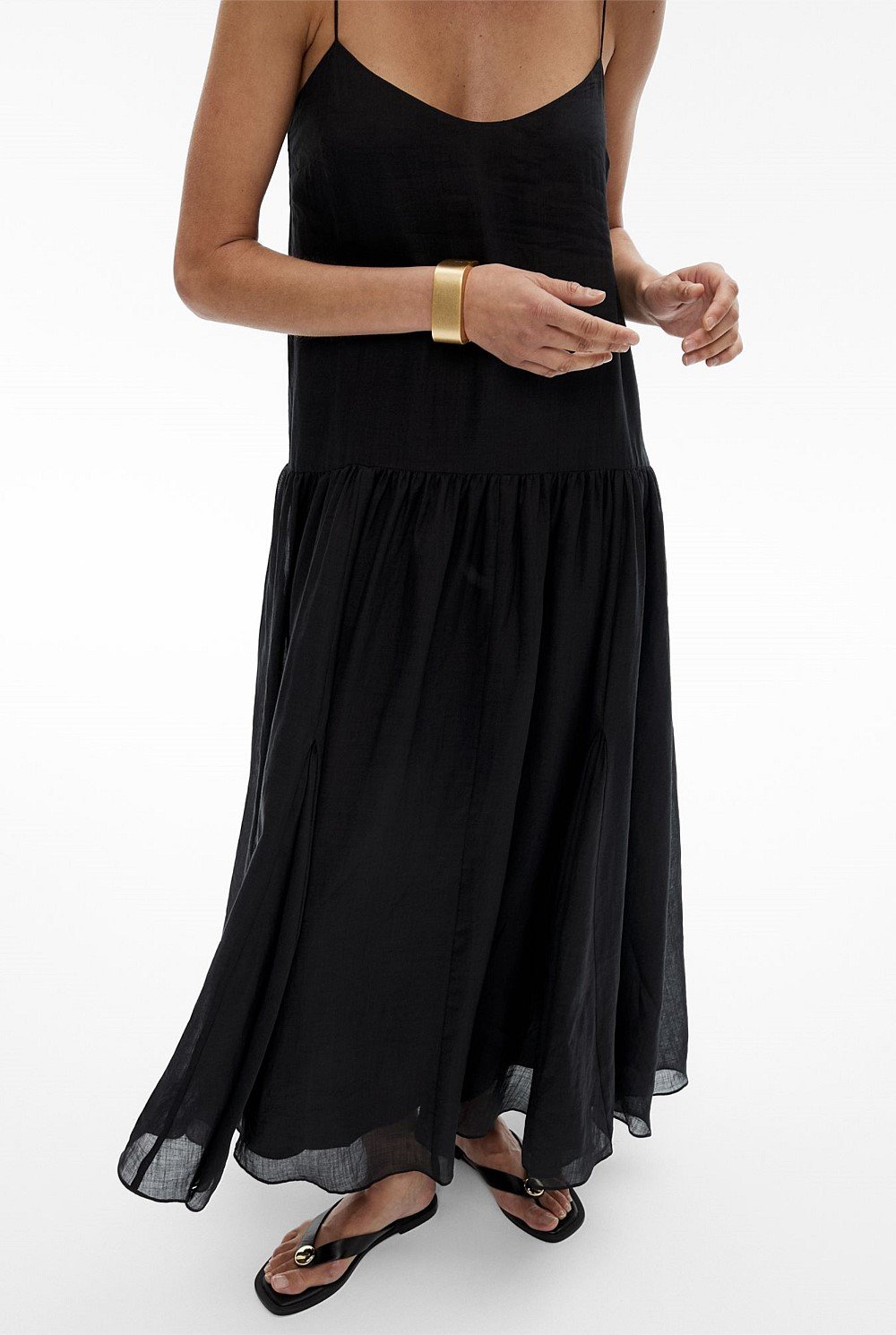 Fine Strap Maxi Dress