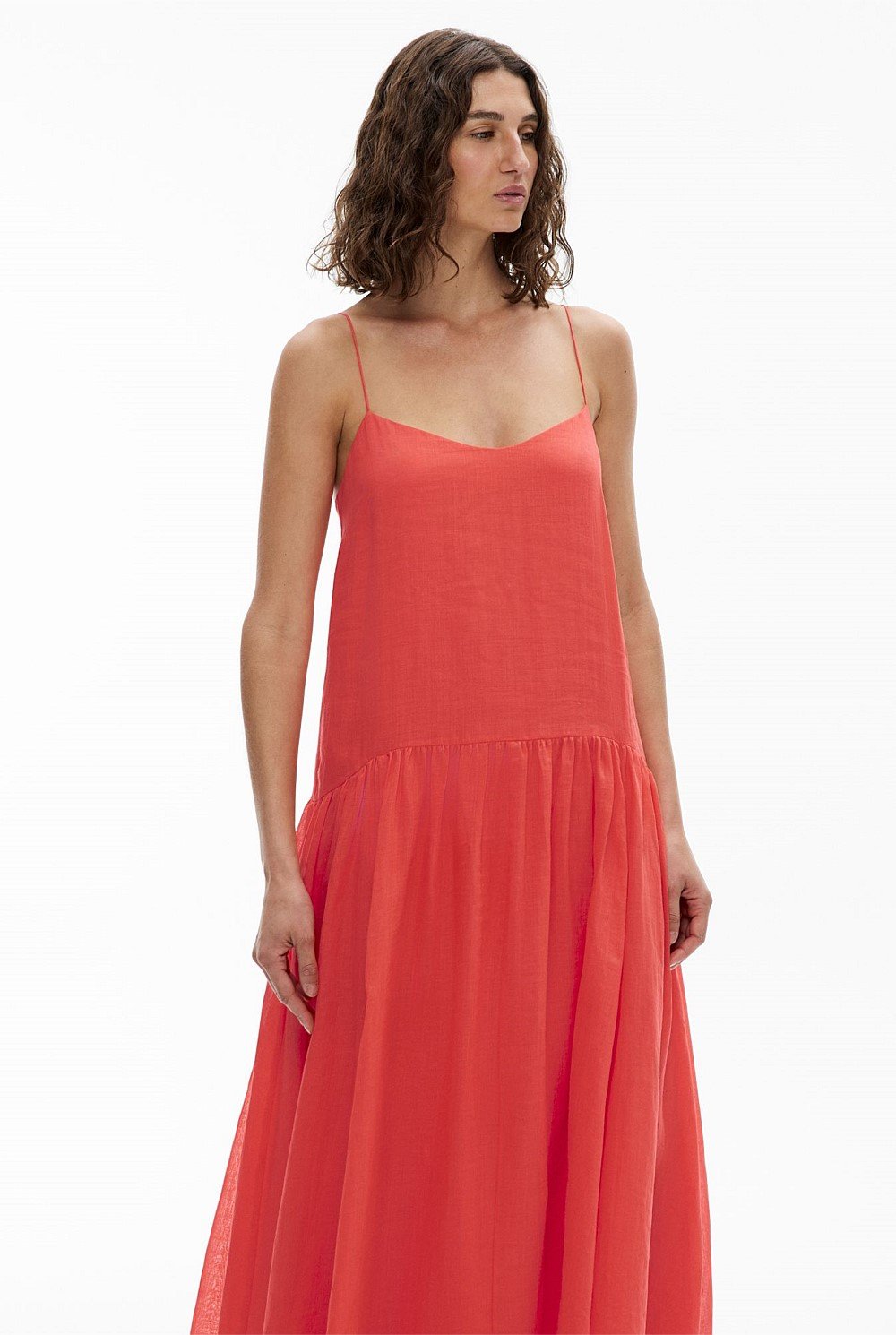 Fine Strap Maxi Dress