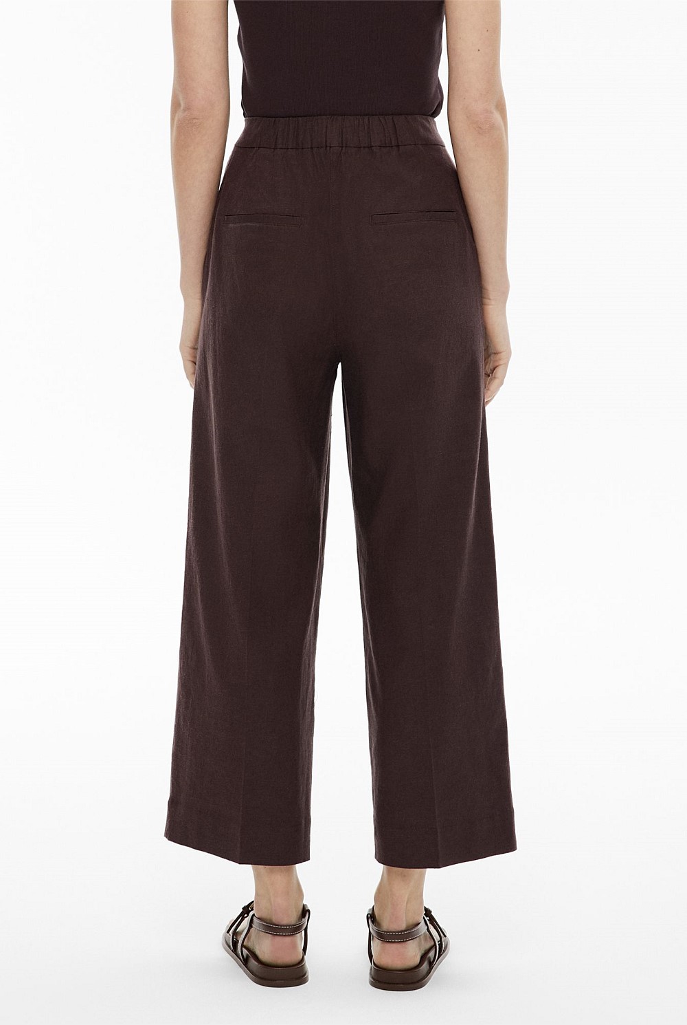 Linen Crop Pants