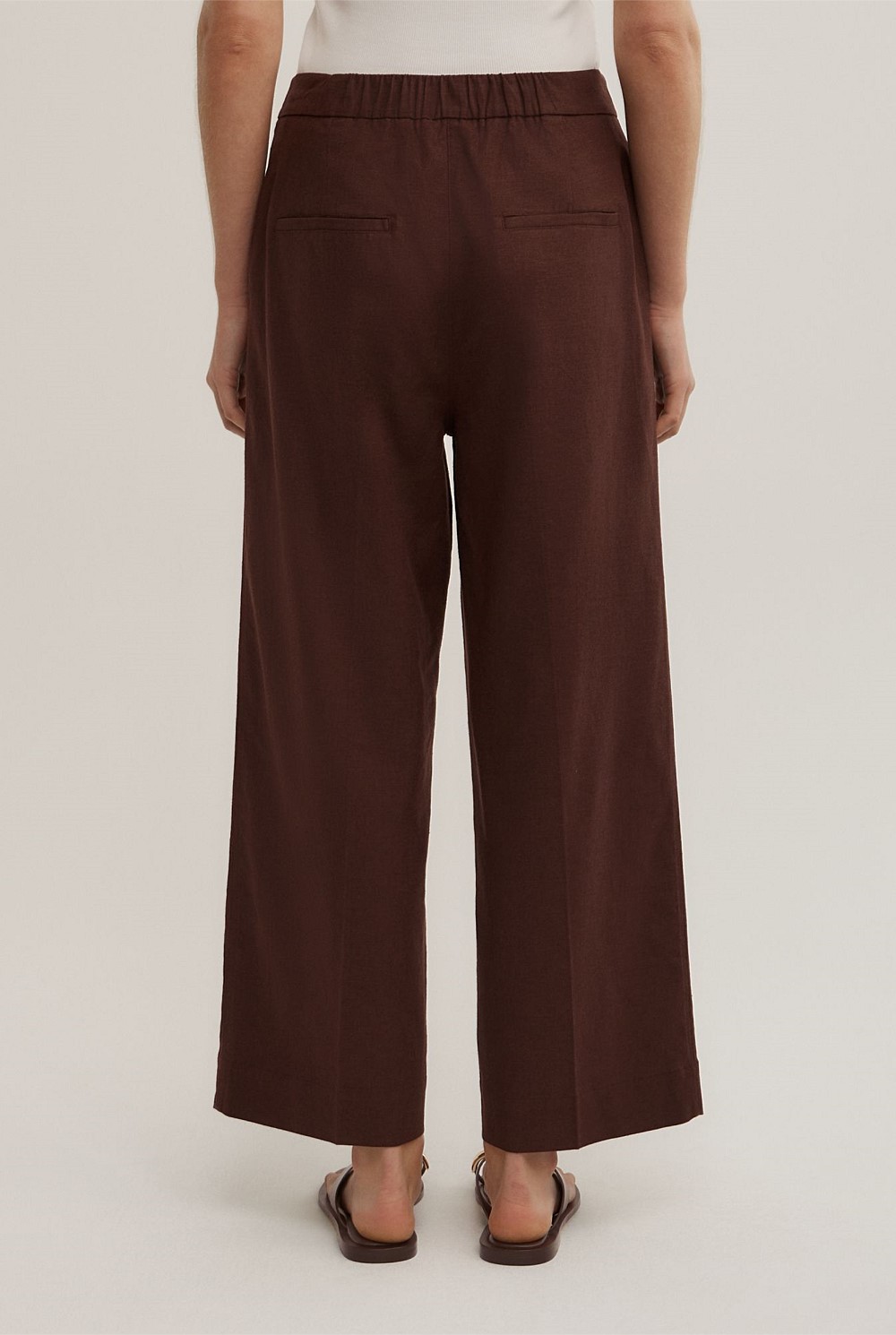 Linen Crop Pants