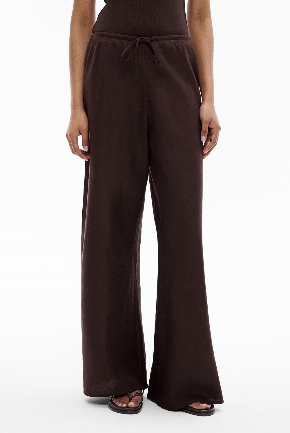 Bias Linen Pants