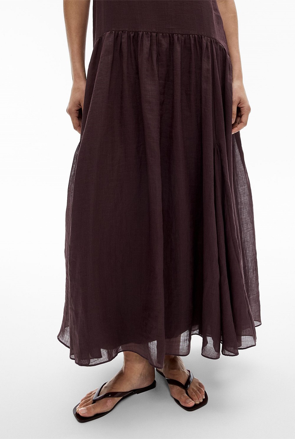 Fine Strap Maxi Dress
