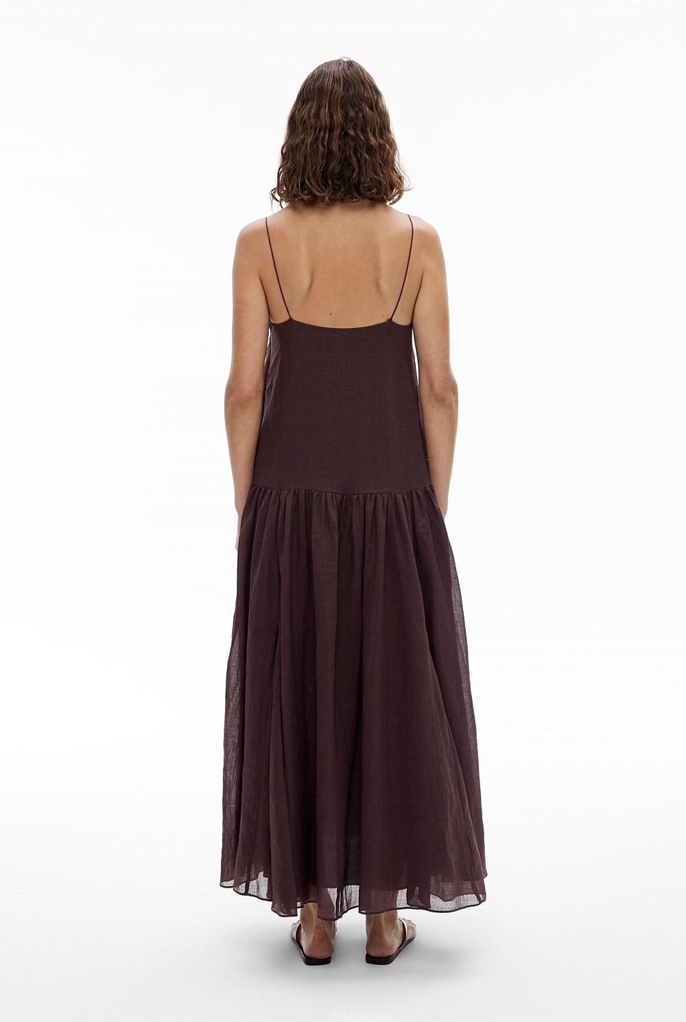 Fine Strap Maxi Dress
