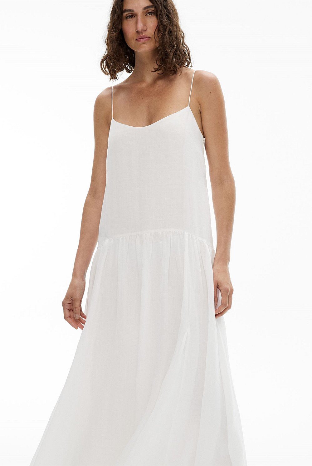 Fine Strap Maxi Dress