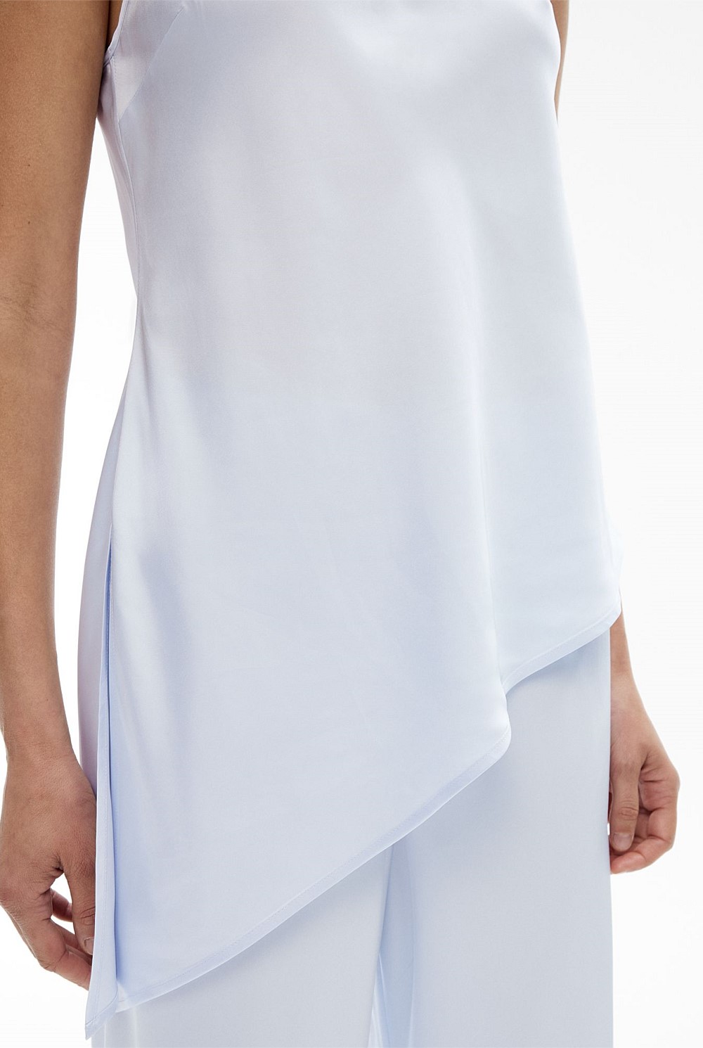 Asymmetrical Scoop Tank Top