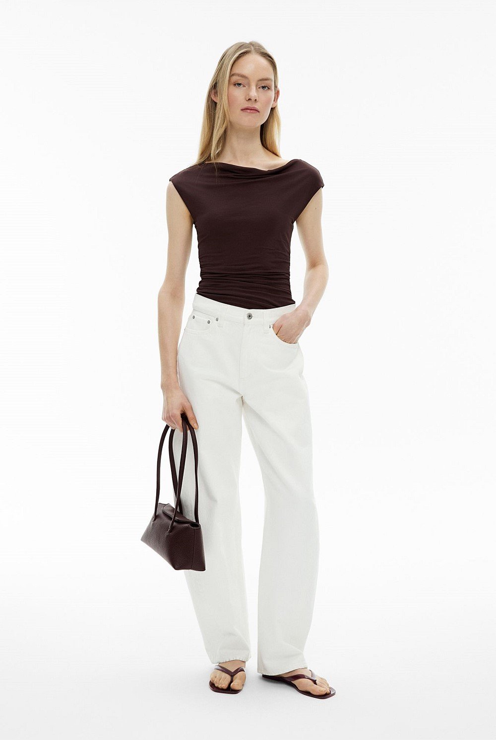 Draped Jersey T-Shirt