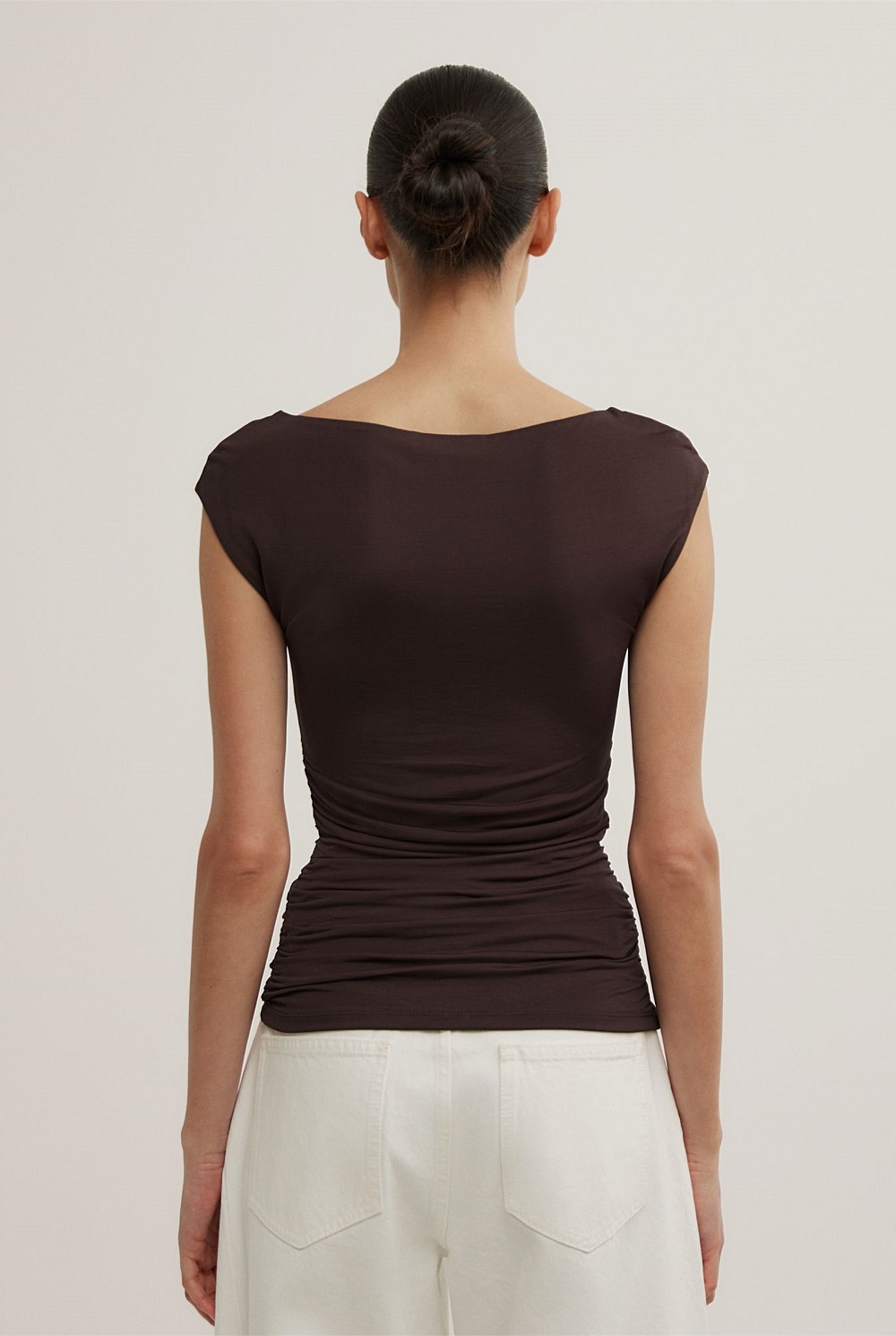 Draped Jersey T-Shirt