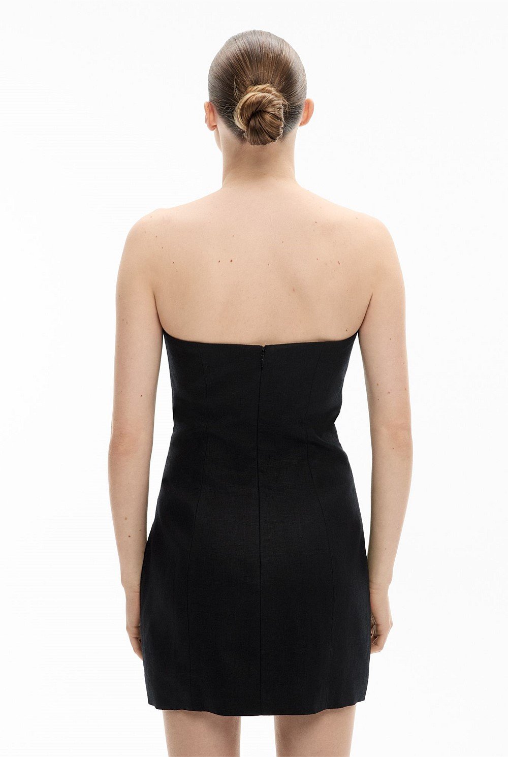 Corded Strapless Dress