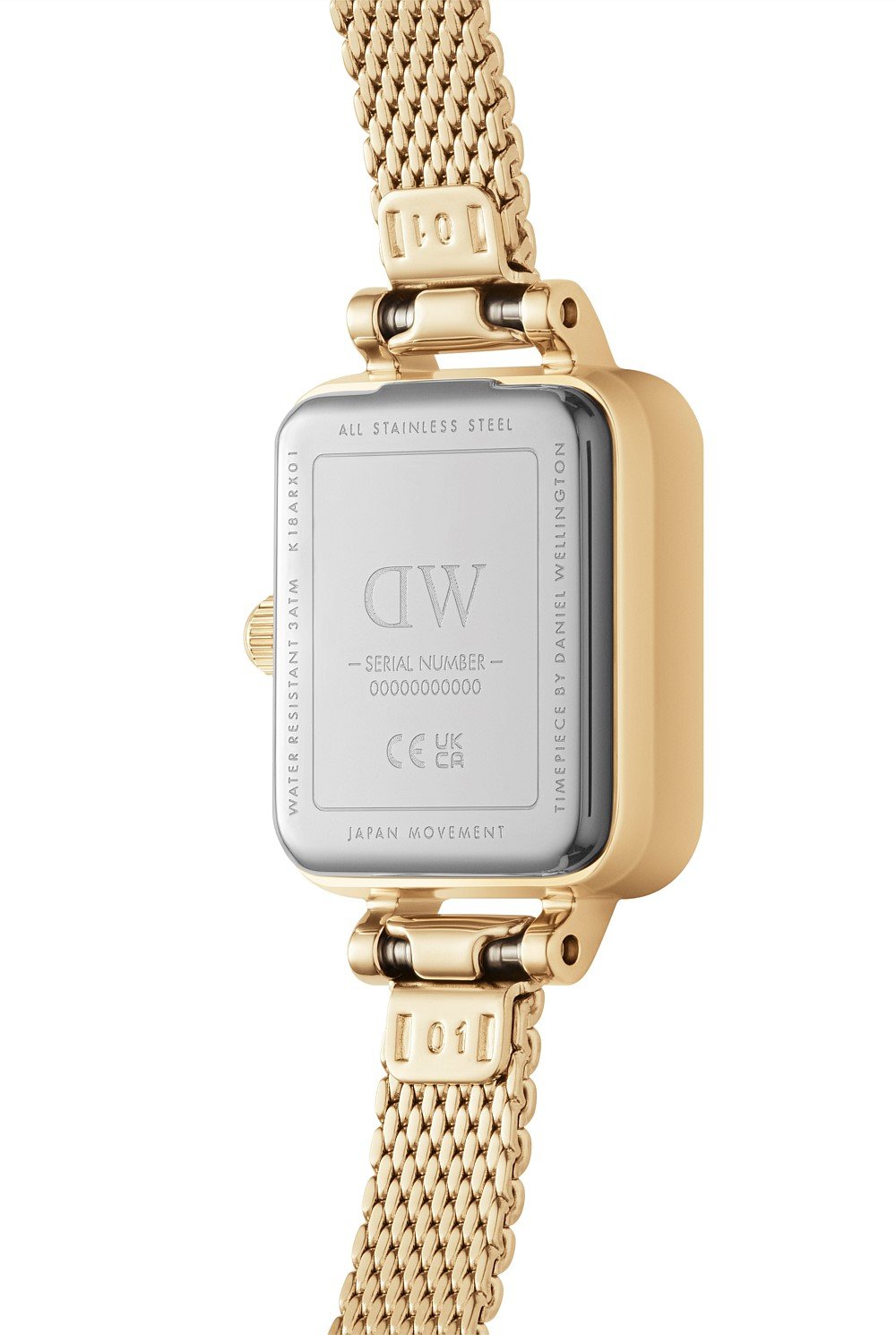 Quadro Mini 15x18 Evergold G White Watch