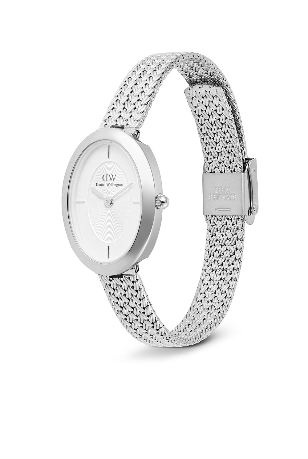 Juliette Braided Mesh White Sunray Silver
