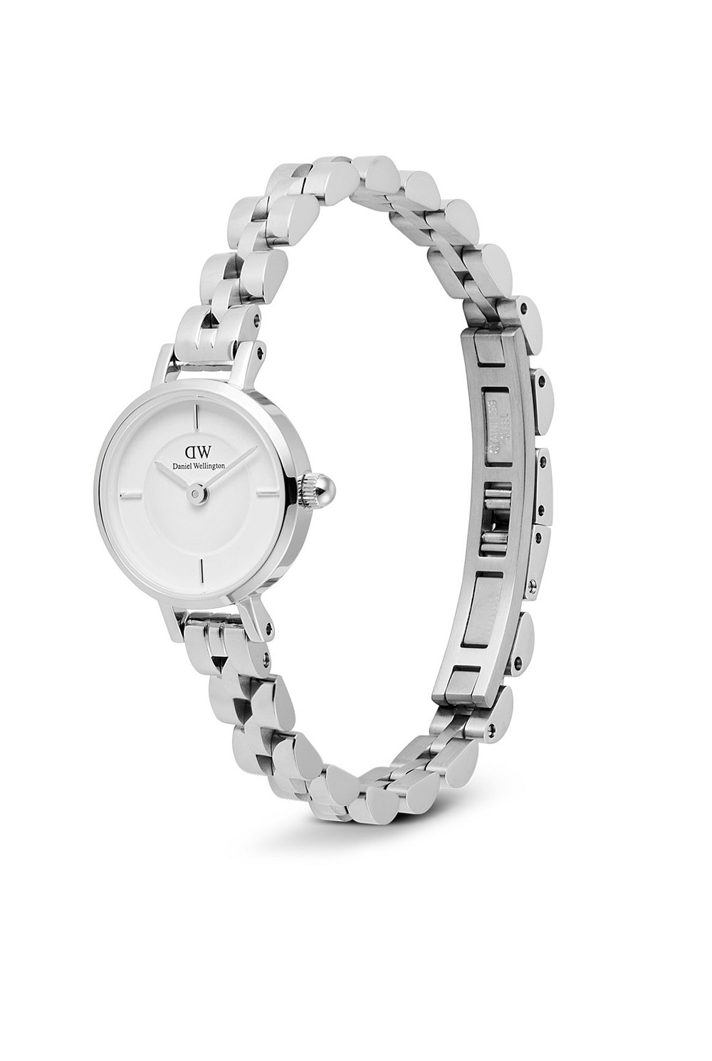 Petite Mini Arch 3-link White Silver