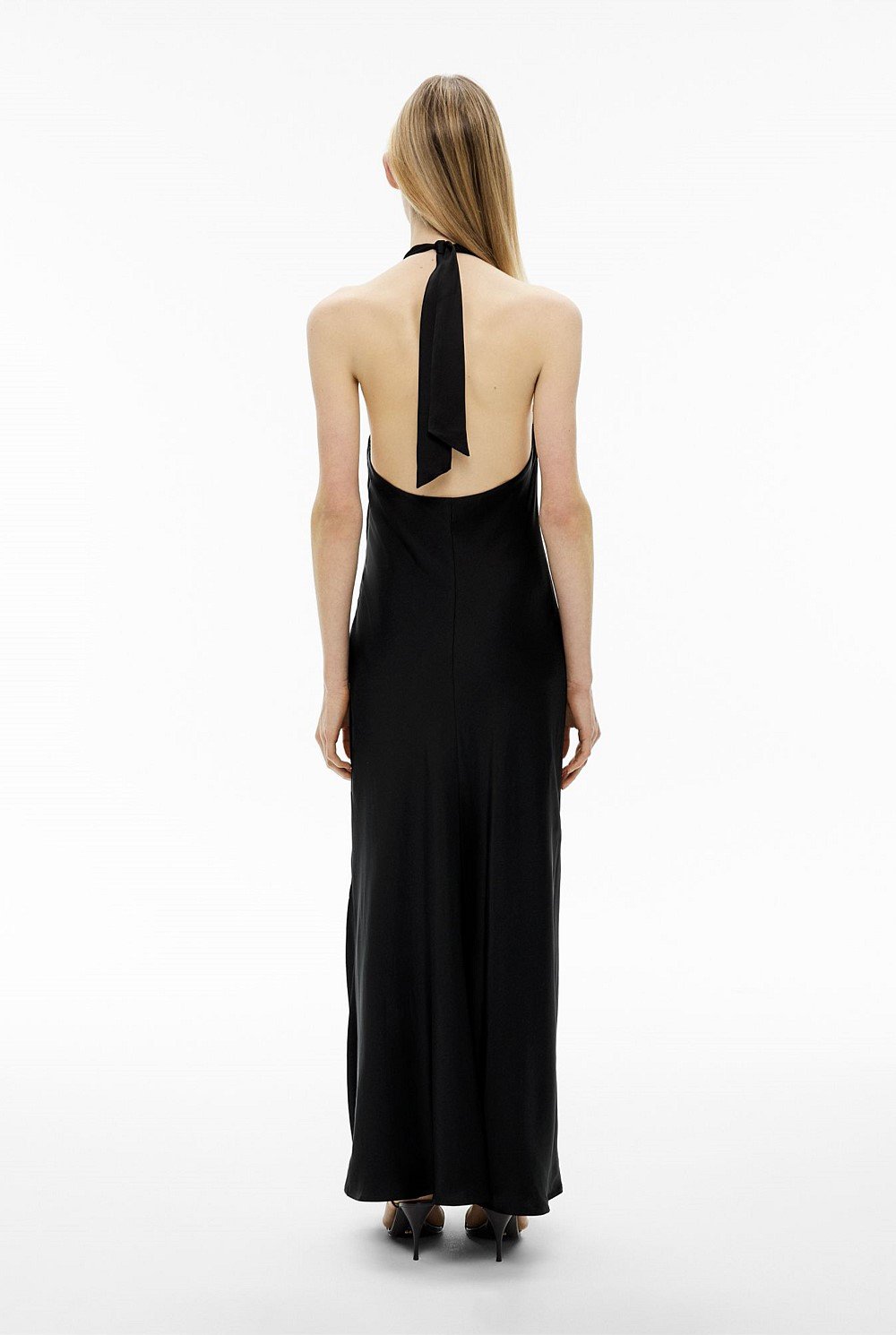 Halter Drape Dress