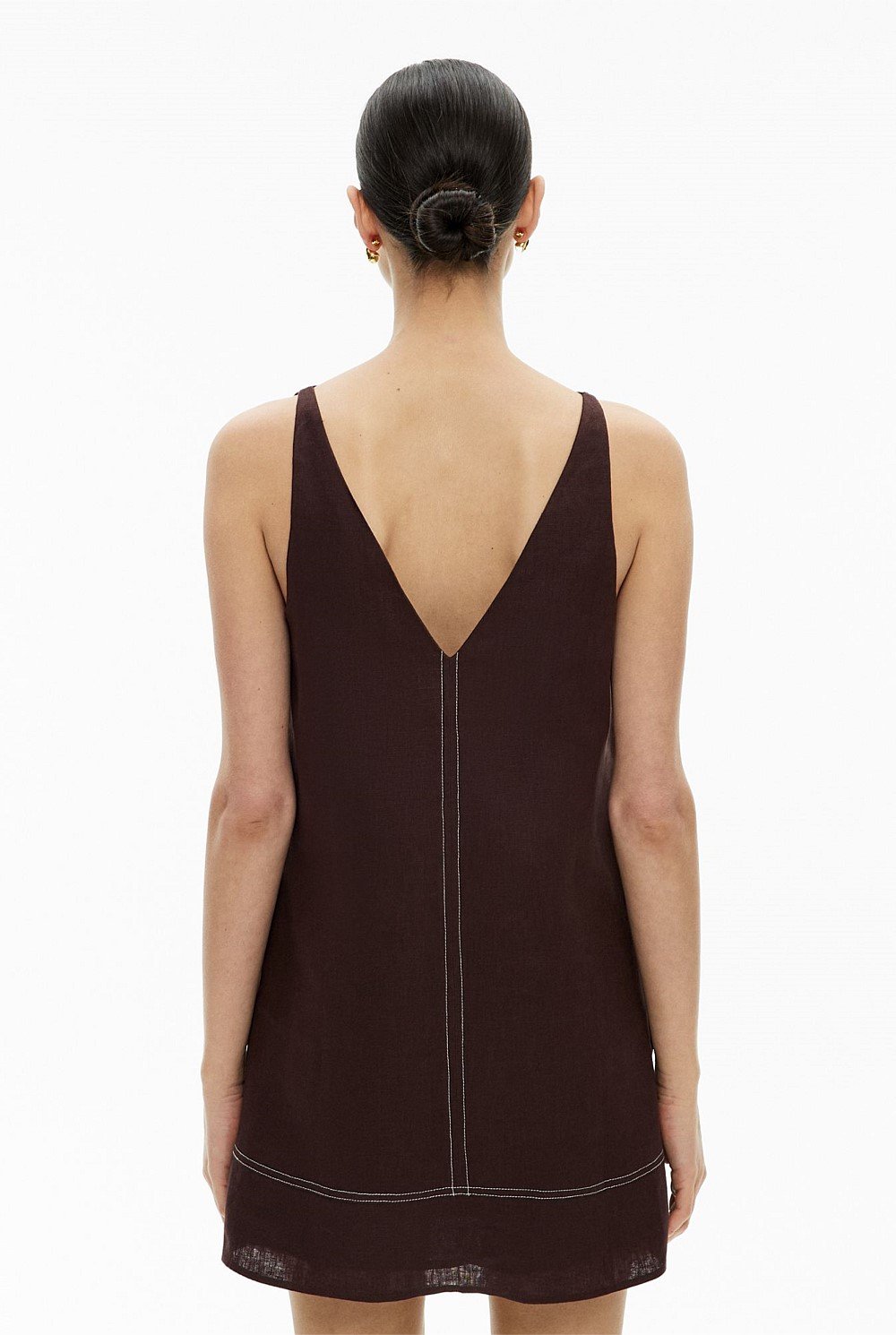 Stitch Detail Mini Dress