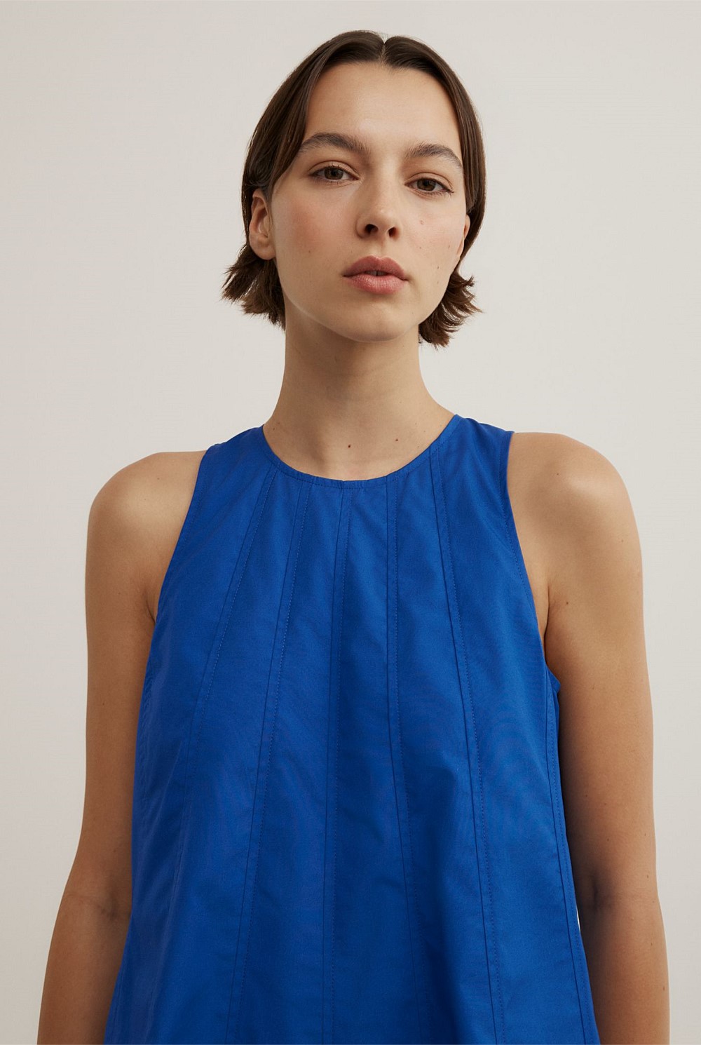 Seam Detail Swing Dress